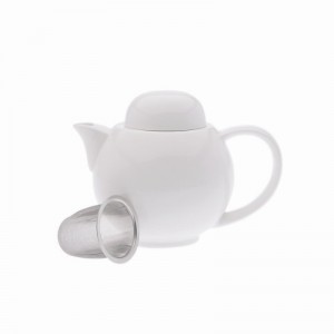 Maxwell Williams White Basics 1-qt. Teapot and Strainer MVW1082